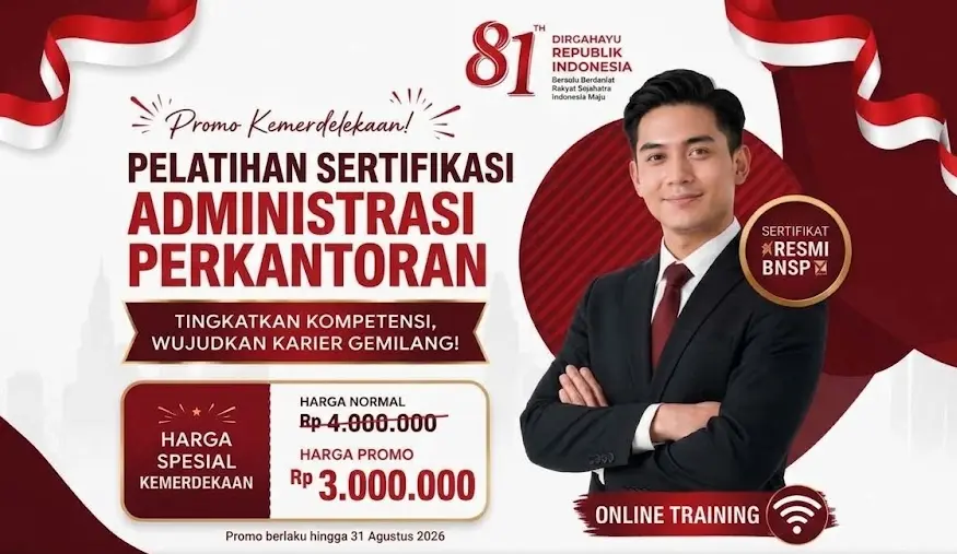 Pelatihan Sertifikasi Administrasi Perkantoran