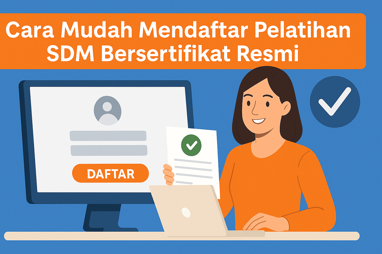 Cara Mudah Mendaftar Pelatihan SDM Bersertifikat Resmi