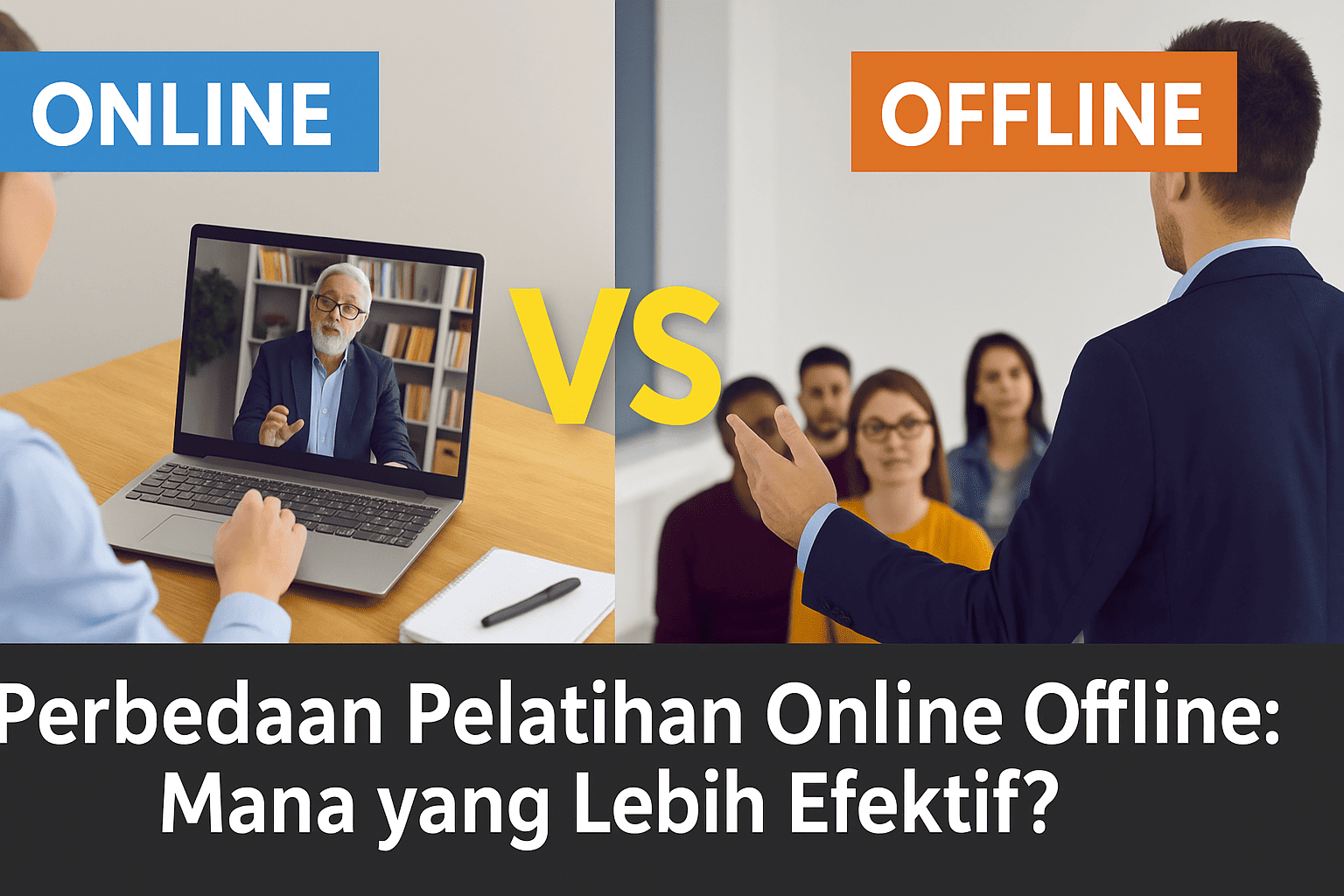 Perbedaan Pelatihan Online dan Offline: Mana yang Lebih Efektif?